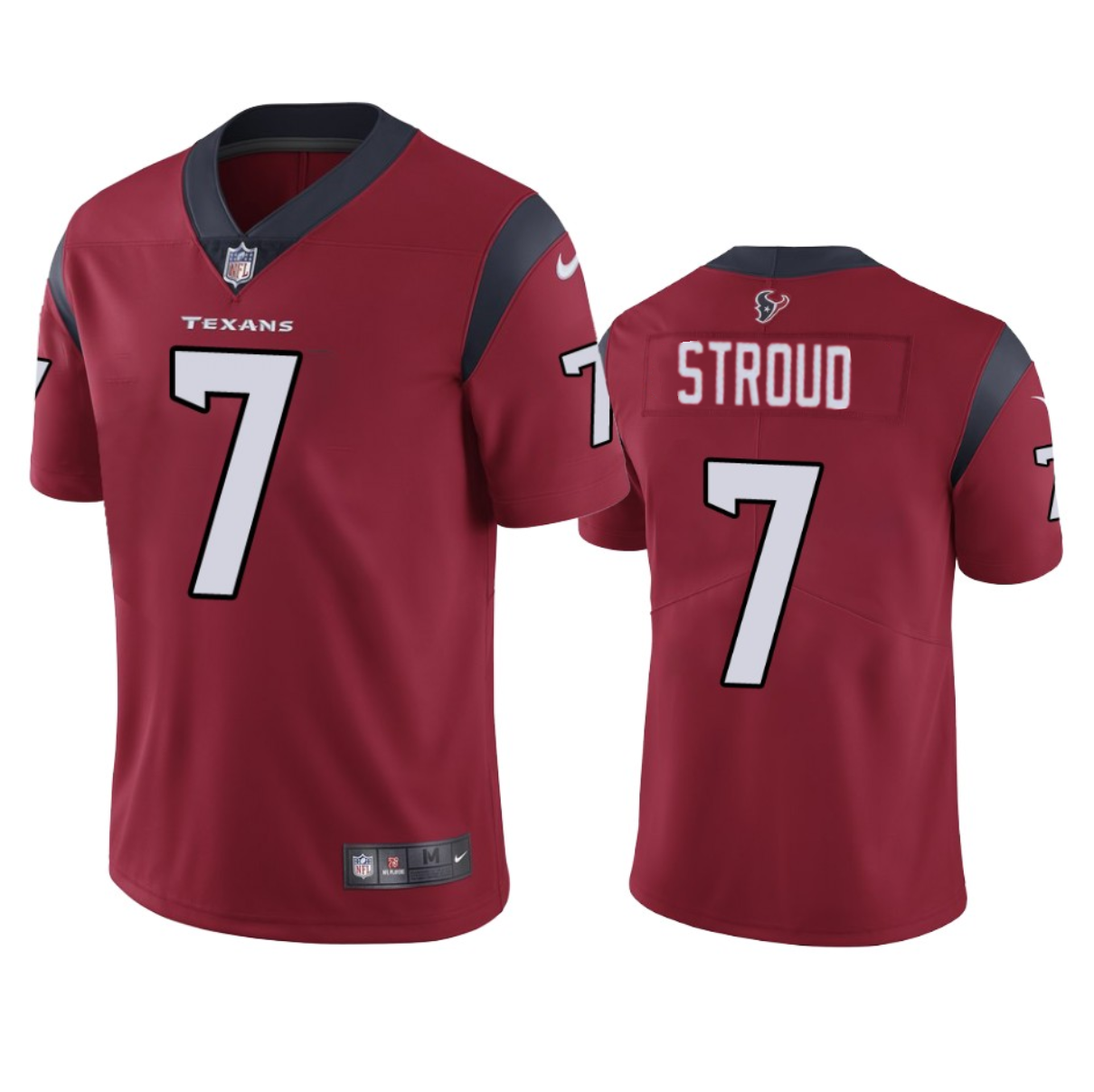 Houston Texans #7 C.J. Stroud Red Vapor Untouchable Stitched Football Jersey